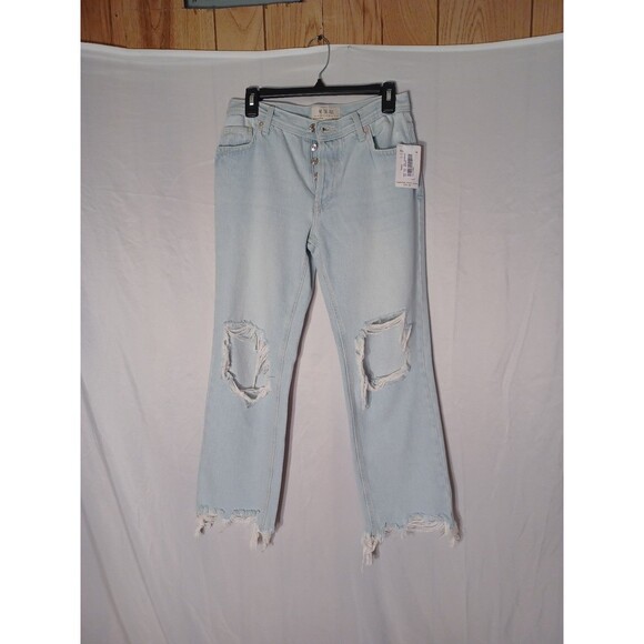 FREE PEOPLE Destroyed Jeans SIZE 26 - Picture 1 of 9